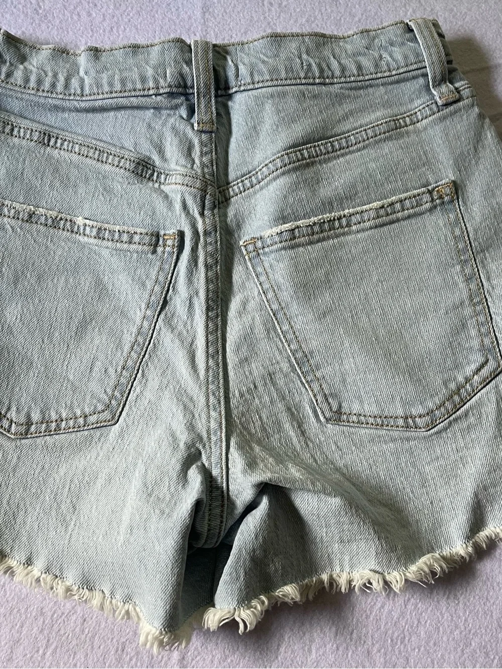 Universal Thread Light Blue Distressed Jean Shorts